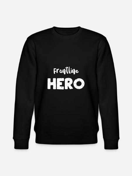 Frontline Hero - Employee - Stanley/Stella CHANGER Unisex Organic Sweatshirt - black