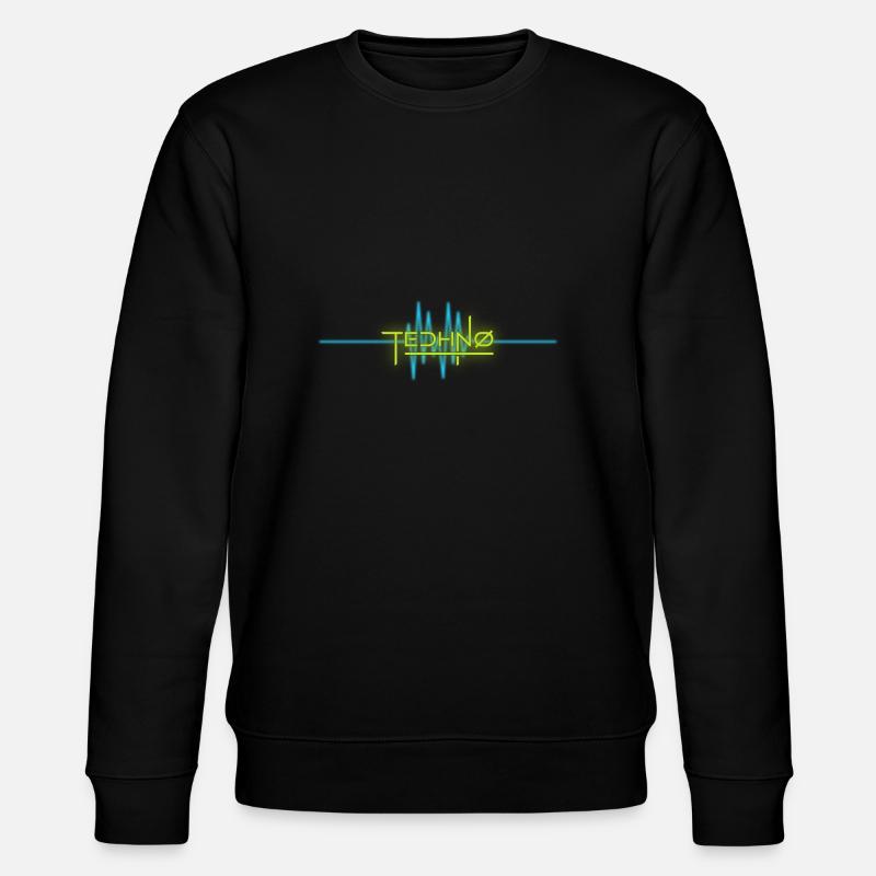 Techno - musique - Sweat bio CHANGER Stanley/Stella Unisexe - noir