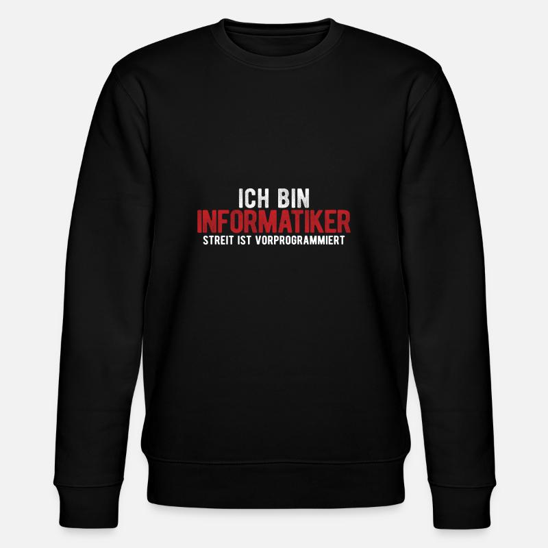 Informatik Informatiker Programmierer - Stanley/Stella Unisex Bio-Sweatshirt CHANGER  - Schwarz