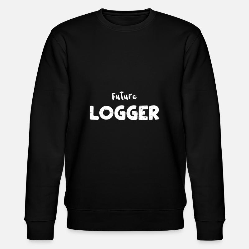 Future Logger - Lumberjack - Stanley/Stella CHANGER Unisex Organic Sweatshirt - black