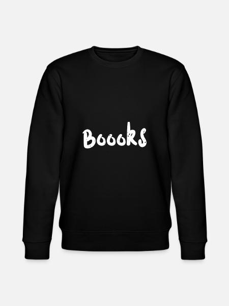 Boooks - Reading - Stanley/Stella CHANGER Unisex Organic Sweatshirt - black