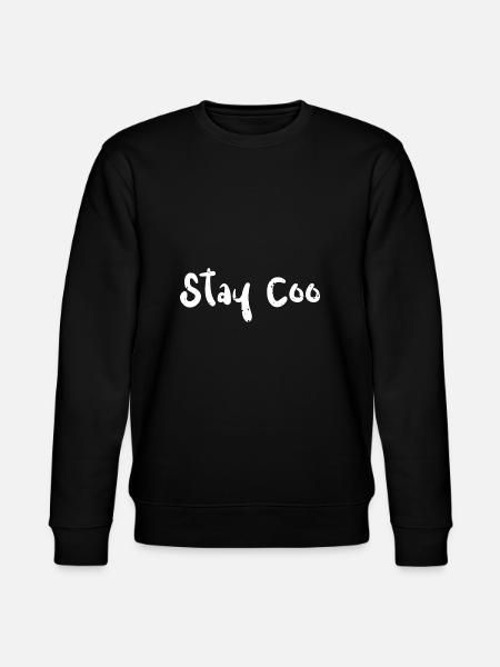 Stay Coo - Birds - Stanley/Stella CHANGER Unisex Organic Sweatshirt - black