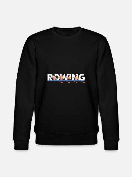 Rowing Mens Coxless Four - Stanley/Stella CHANGER Unisex Organic Sweatshirt - black