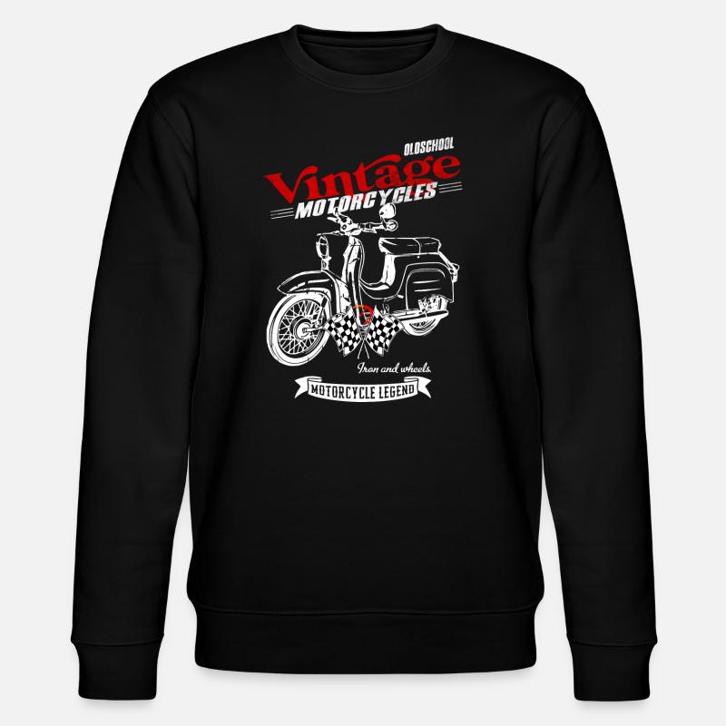Simson Schwalbe GDR Moped - Stanley/Stella CHANGER Unisex Organic Sweatshirt - black