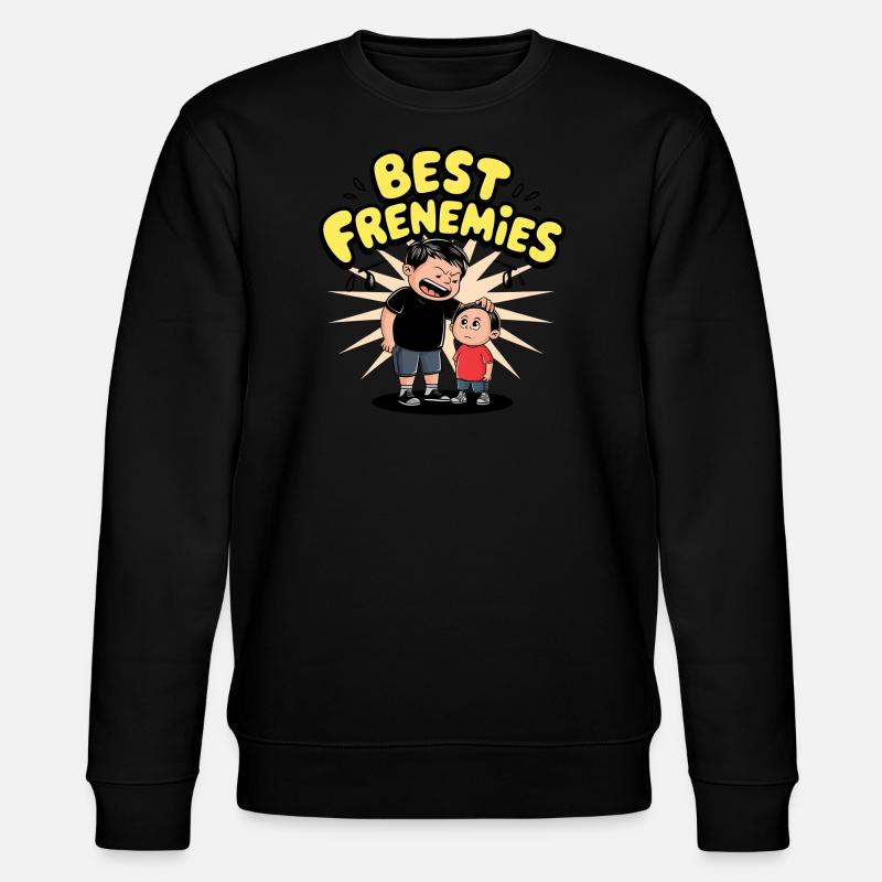 Frenemies - Sibling Love & Rivalry - Stanley/Stella CHANGER Unisex Organic Sweatshirt - black
