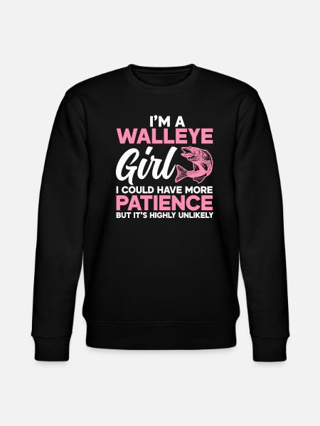 Walleye Fishing - Stanley/Stella Unisex Bio-Sweatshirt CHANGER  - Schwarz