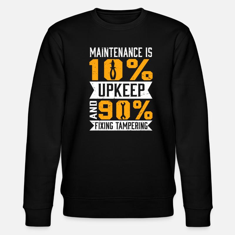 Maintenance tech - Stanley/Stella CHANGER Unisex Organic Sweatshirt - black