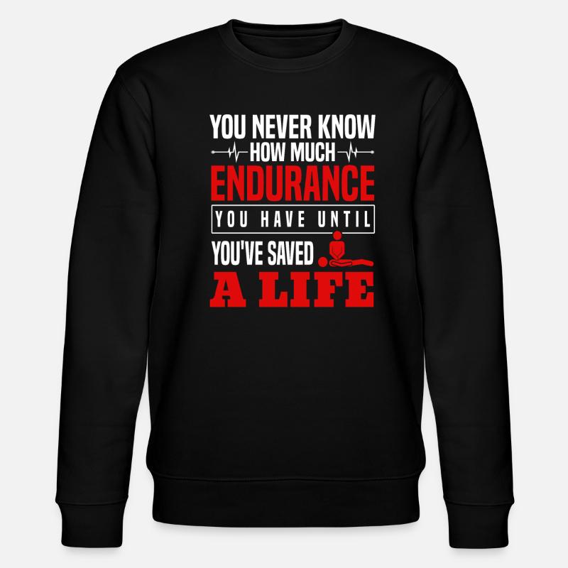 CPR Instructor - Stanley/Stella CHANGER Unisex Organic Sweatshirt - black