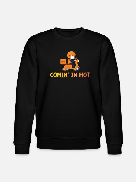Pizza Delivery Guy - Stanley/Stella Unisex Bio-Sweatshirt CHANGER  - Schwarz