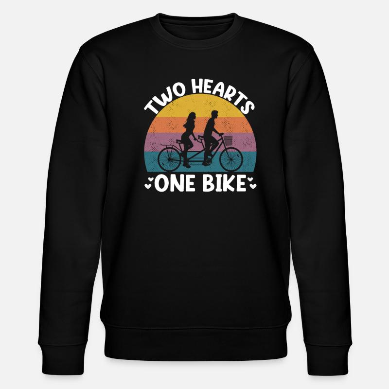 Vélo tandem - Sweat bio CHANGER Stanley/Stella Unisexe - noir