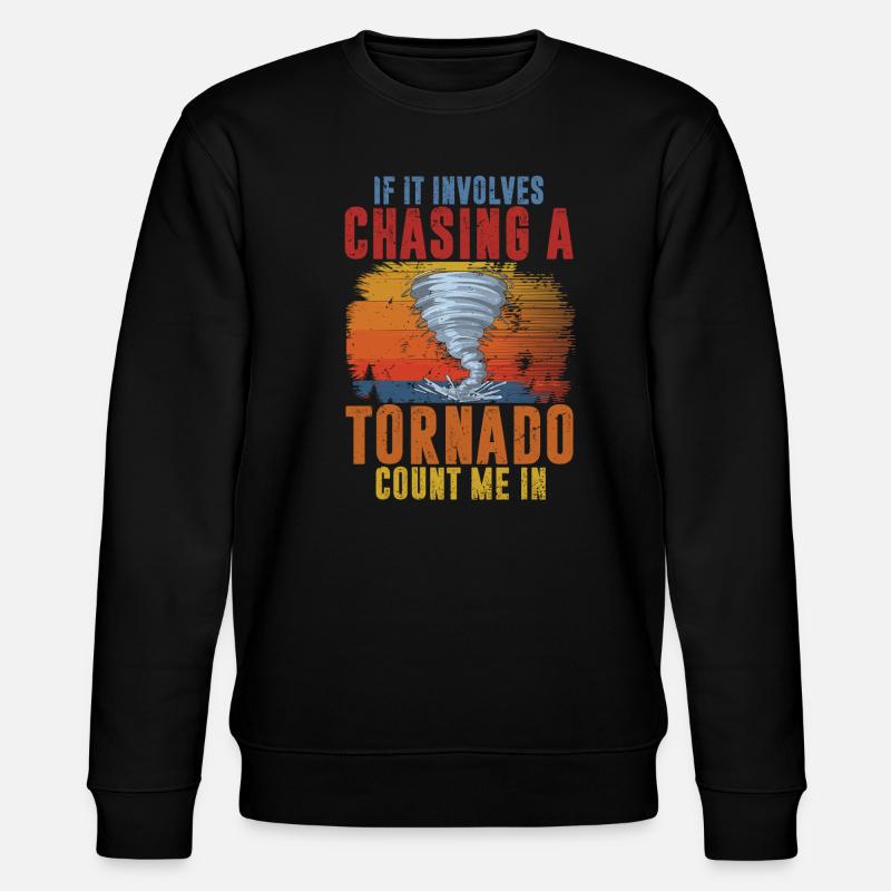 Storm Chaser - Stanley/Stella Unisex Bio-Sweatshirt CHANGER  - Schwarz
