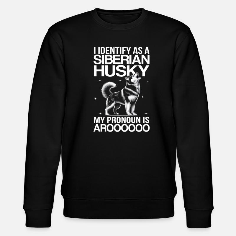 Husky sibérien - Sweat bio CHANGER Stanley/Stella Unisexe - noir