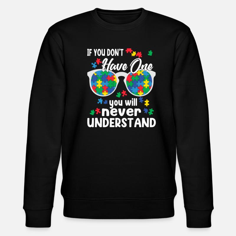 Autism - Stanley/Stella CHANGER Unisex Organic Sweatshirt - black
