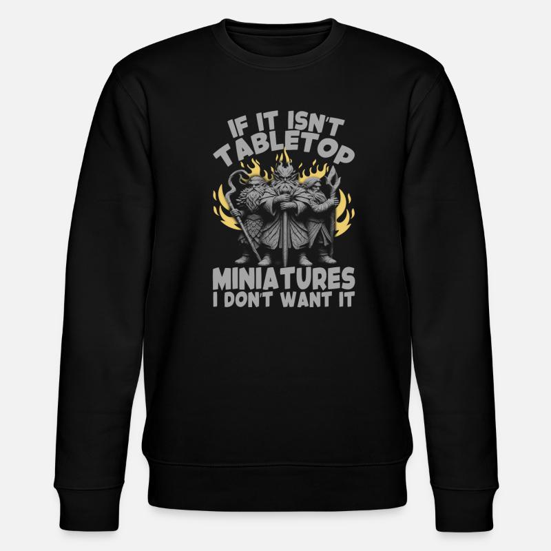 Tabletop Wargaming Miniatures Painter - Stanley/Stella Unisex Bio-Sweatshirt CHANGER  - Schwarz