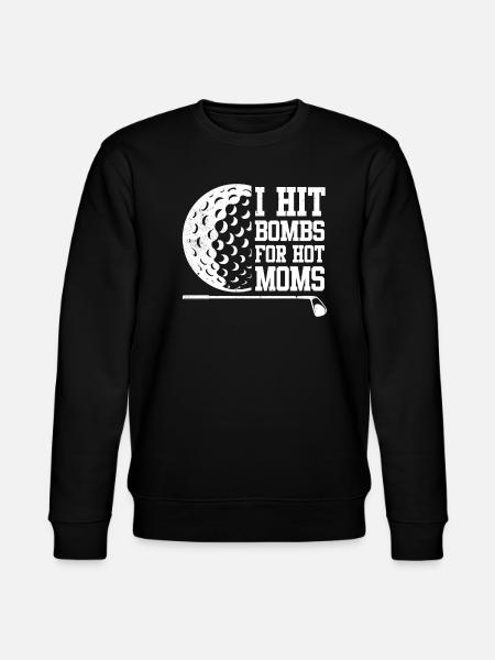 Golf Golfer - Stanley/Stella Unisex Bio-Sweatshirt CHANGER  - Schwarz