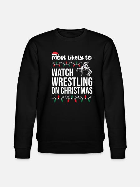 Watching wrestling - Stanley/Stella Unisex Bio-Sweatshirt CHANGER - Schwarz