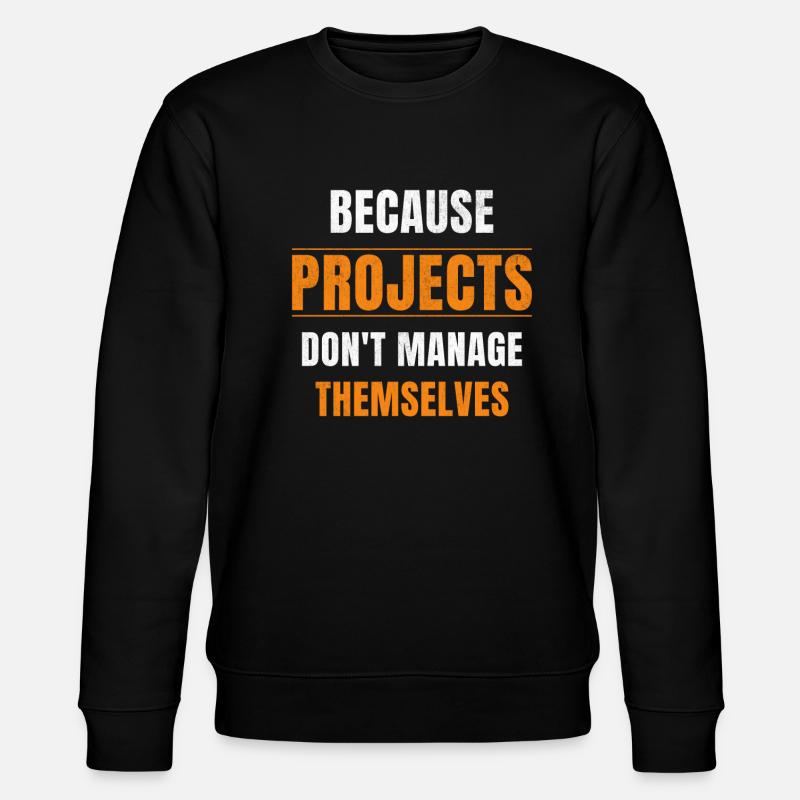 Project Manager - Stanley/Stella CHANGER Unisex Organic Sweatshirt - black