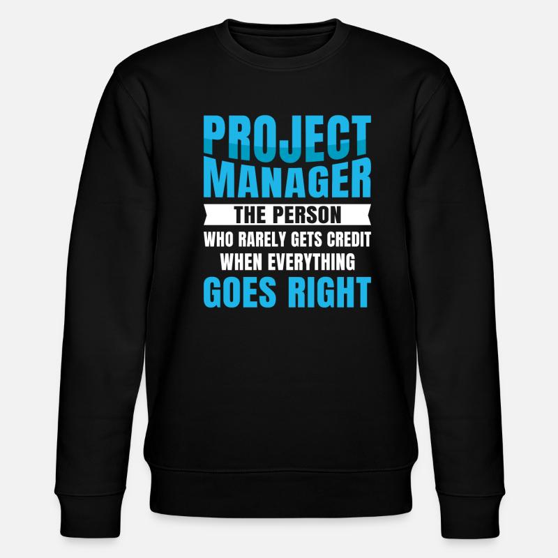 Chef de projet - Sweat bio CHANGER Stanley/Stella Unisexe - noir