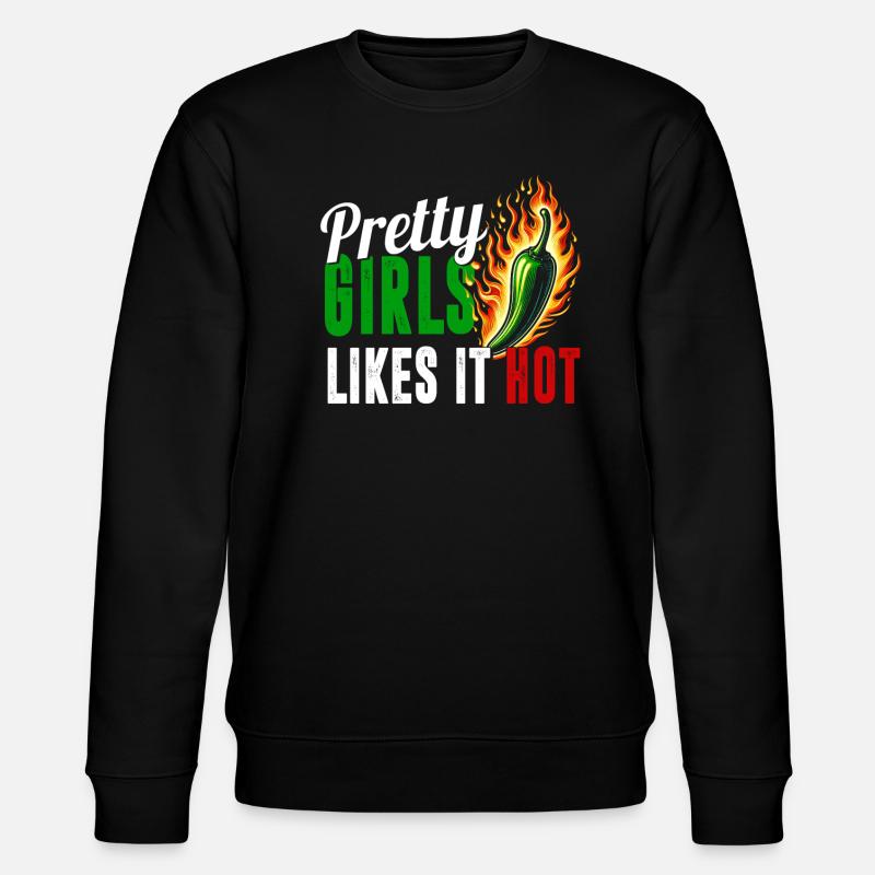 Piment mexicain Jalapeño - Sweat bio CHANGER Stanley/Stella Unisexe - noir