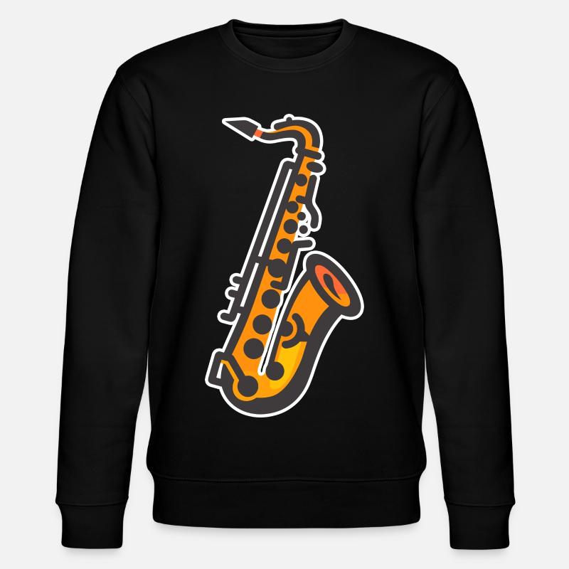 Graphisme pour saxophone - Sweat bio CHANGER Stanley/Stella Unisexe - noir