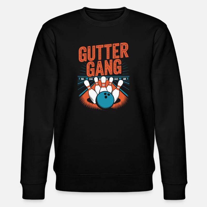 Gutter Gang Bowling - Sweat bio CHANGER Stanley/Stella Unisexe - noir