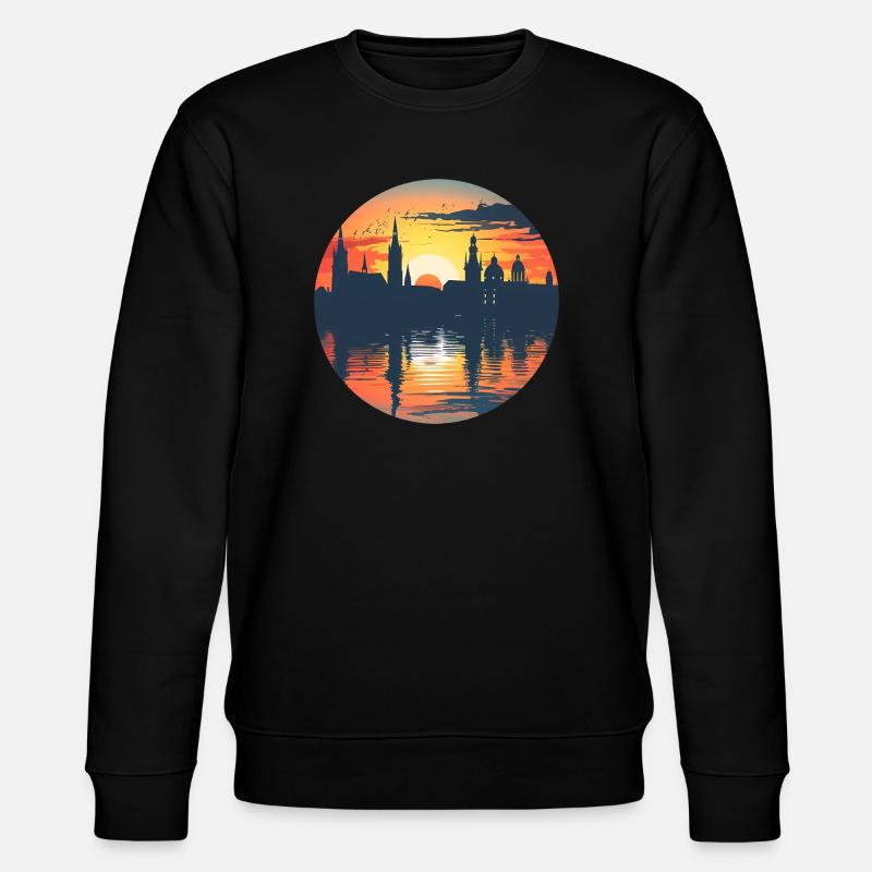 Ligne d’horizon d’Iéna - Sweat bio CHANGER Stanley/Stella Unisexe - noir