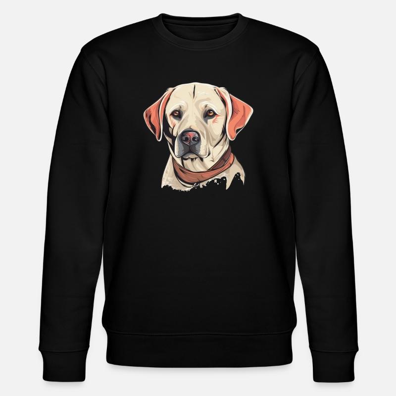 Labrador - Stanley/Stella Unisex Bio-Sweatshirt CHANGER  - Schwarz