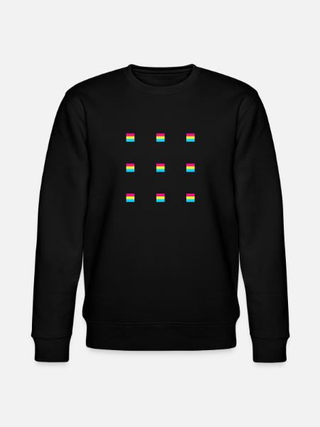 Pansexual Flags - Stanley/Stella CHANGER Unisex Organic Sweatshirt - black