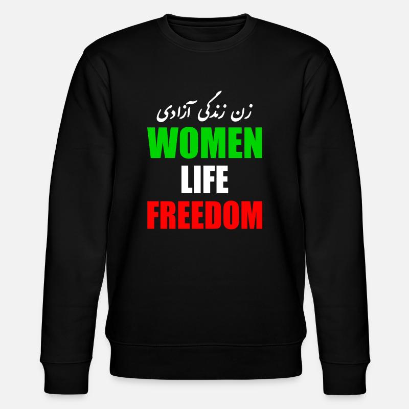 Women life freedom - Sweat bio CHANGER Stanley/Stella Unisexe - noir