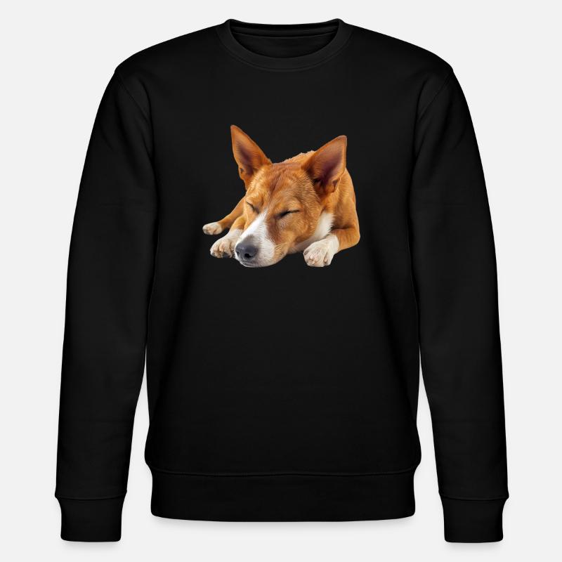 Basenji - Stanley/Stella Unisex Bio-Sweatshirt CHANGER  - Schwarz