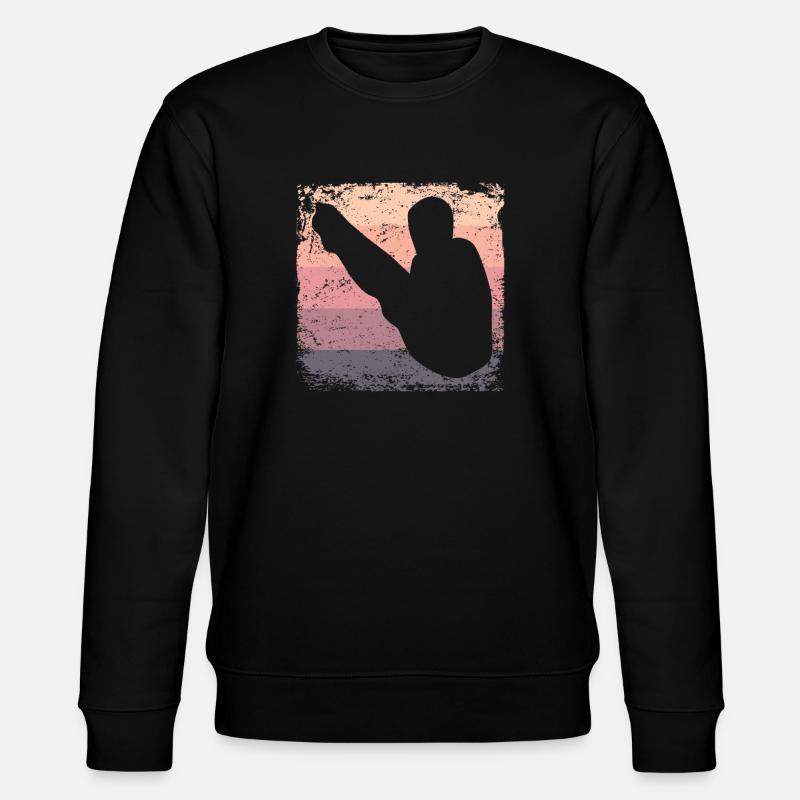 Synchronisierter Wassertaucher High Diver - Stanley/Stella Unisex Bio-Sweatshirt CHANGER  - Schwarz