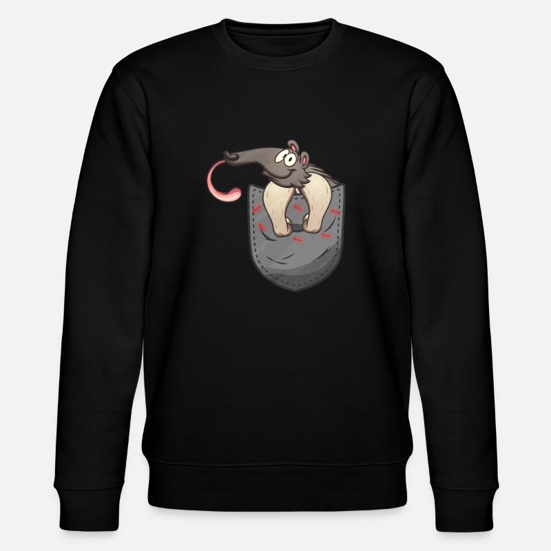Cher cadeau de fourmilier - Sweat bio CHANGER Stanley/Stella Unisexe - noir