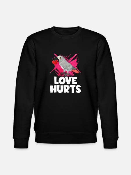Afrikanisches Graupapagei Geschenk - Stanley/Stella Unisex Bio-Sweatshirt CHANGER  - Schwarz