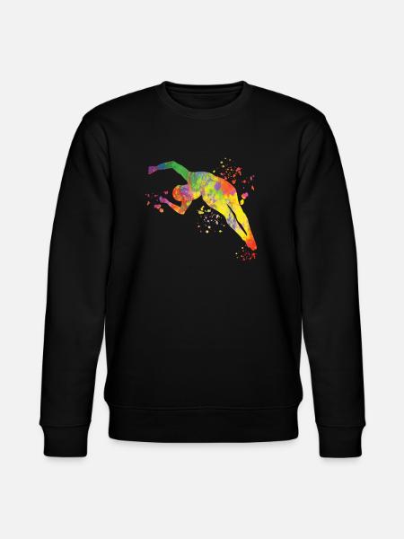 Diving, Synchronized Diving, Artistic Jumping - Stanley/Stella CHANGER Unisex Organic Sweatshirt - black