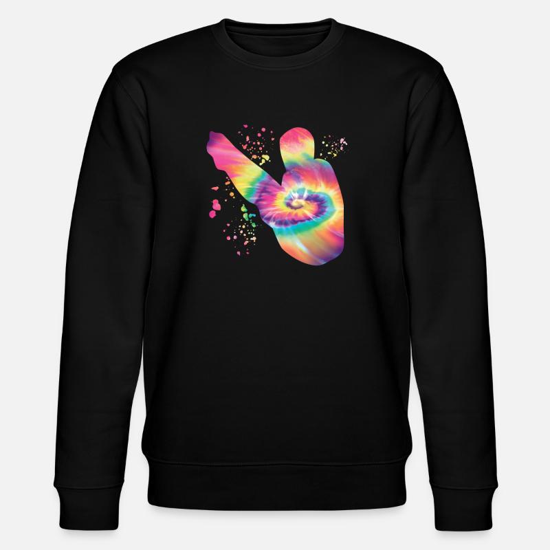 Turmspringen Synchronspringen Kunstspringen - Stanley/Stella Unisex Bio-Sweatshirt CHANGER  - Schwarz