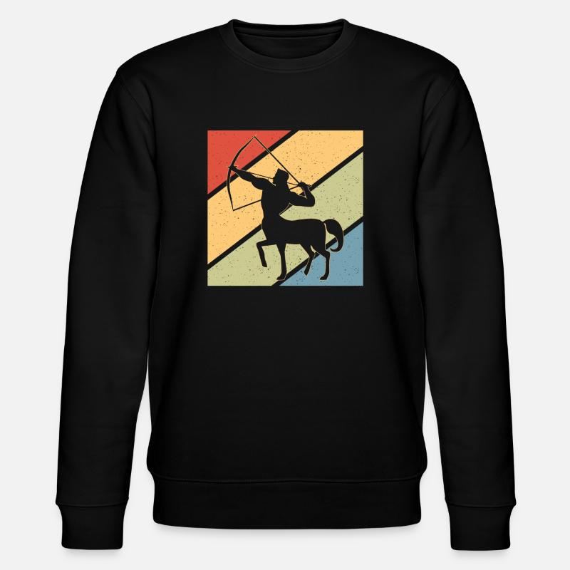 Phoenix Centaur Gift - Stanley/Stella CHANGER Unisex Organic Sweatshirt - black