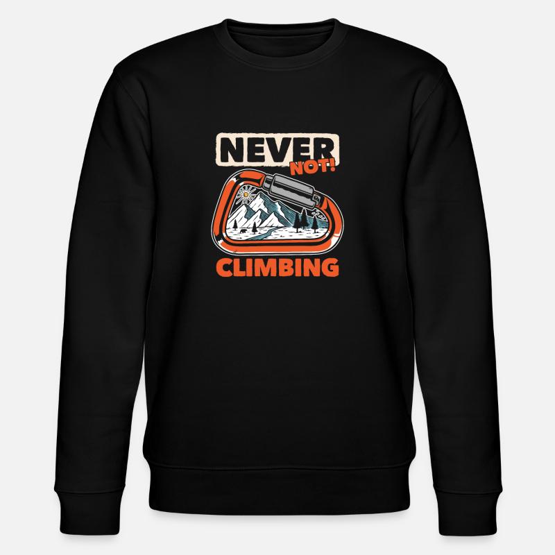Bouldern Bouldering - Stanley/Stella CHANGER Unisex Organic Sweatshirt - black