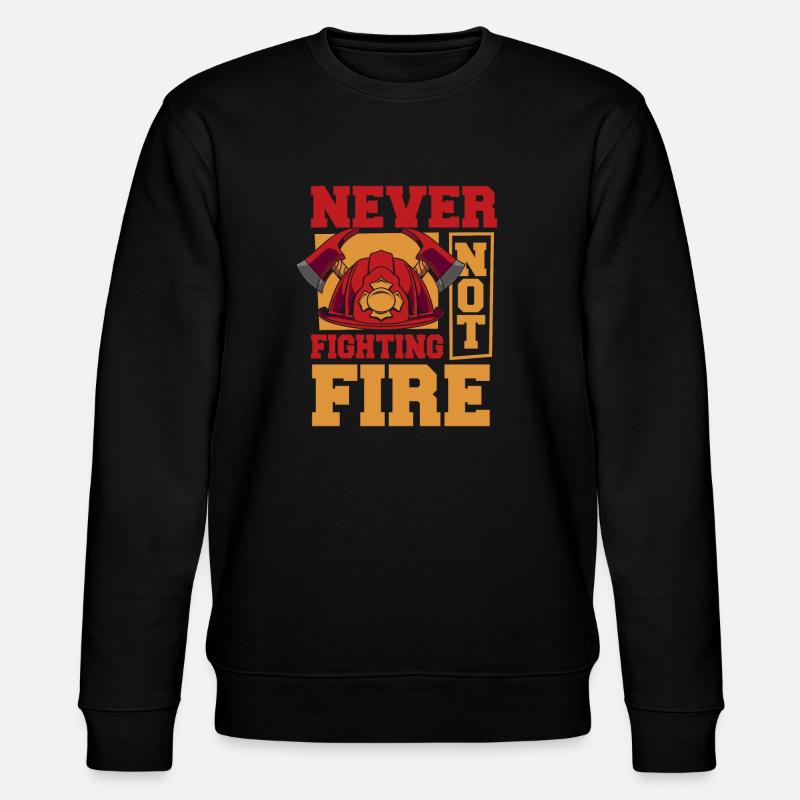 Fireman - Stanley/Stella CHANGER Unisex Organic Sweatshirt - black