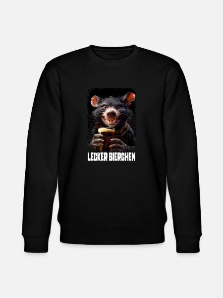 Delicious Beer Tasmanian Devil - Stanley/Stella CHANGER Unisex Organic Sweatshirt - black
