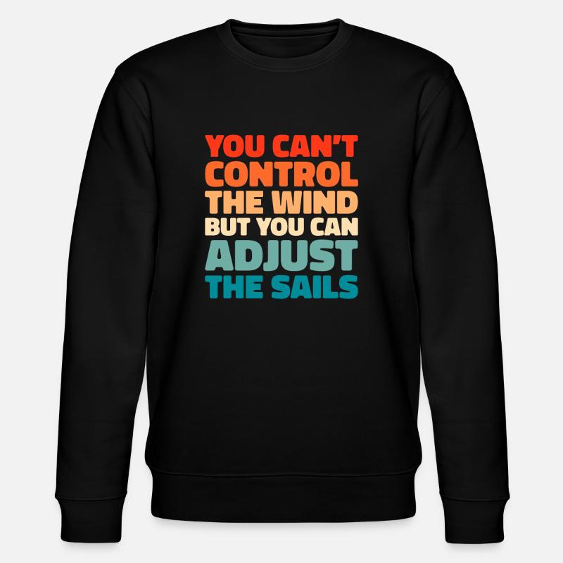 Sailing, Sailing, Sailboat - Stanley/Stella CHANGER Unisex Organic Sweatshirt - black