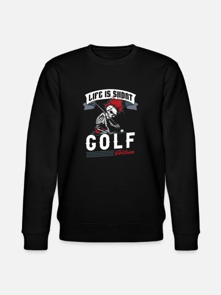 Golf Golfer Golfen - Stanley/Stella Unisex Bio-Sweatshirt CHANGER - Schwarz