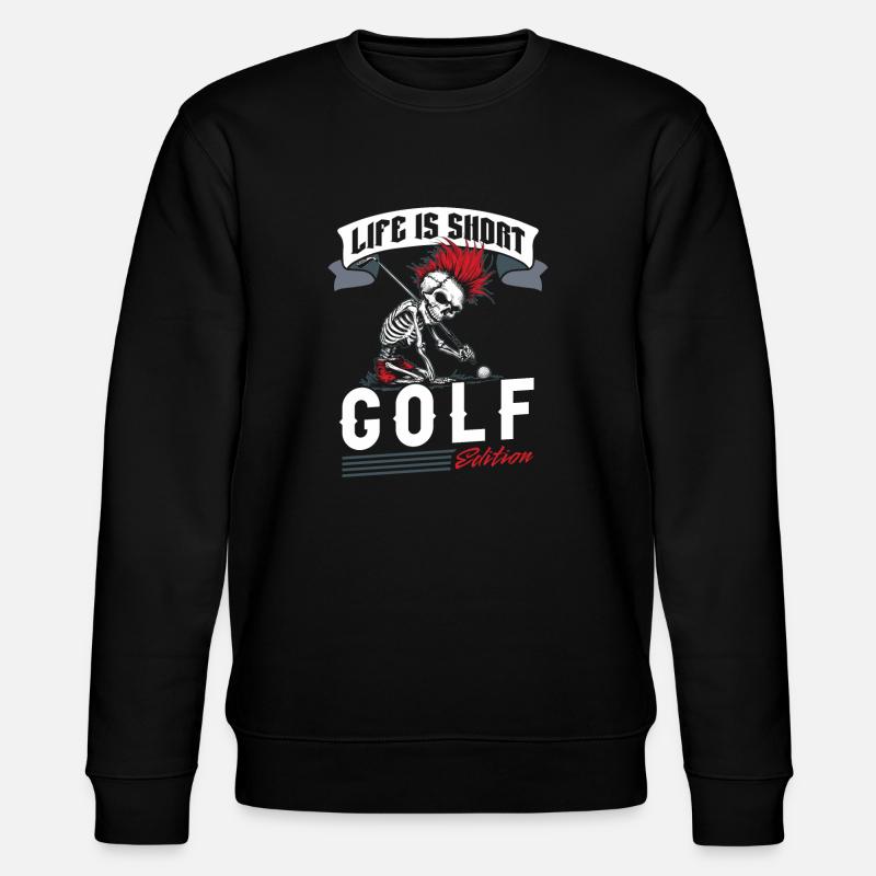 Golf Golfer Golfen - Stanley/Stella Unisex Bio-Sweatshirt CHANGER - Schwarz