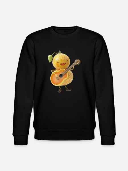 Cantaloupe Guitar - Stanley/Stella CHANGER Unisex Organic Sweatshirt - black