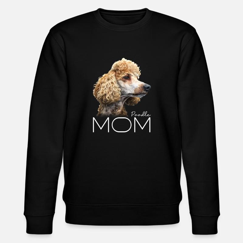 Poodle Poodle Mom - Stanley/Stella CHANGER Unisex Organic Sweatshirt - black