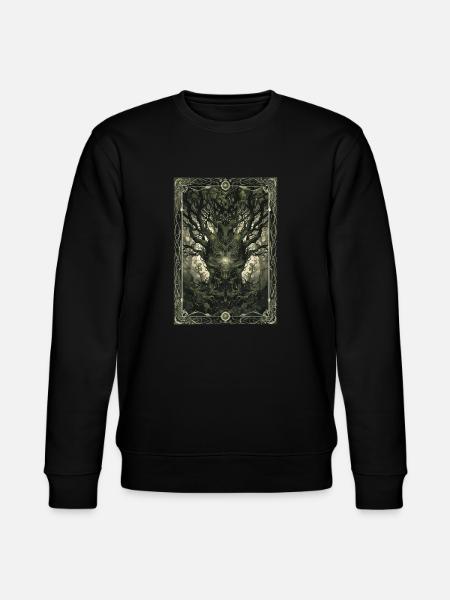 Der Zauberwald Tarot - Stanley/Stella Unisex Bio-Sweatshirt CHANGER - Schwarz