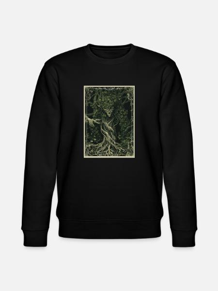 Der Waldwächter Tarot - Stanley/Stella Unisex Bio-Sweatshirt CHANGER - Schwarz
