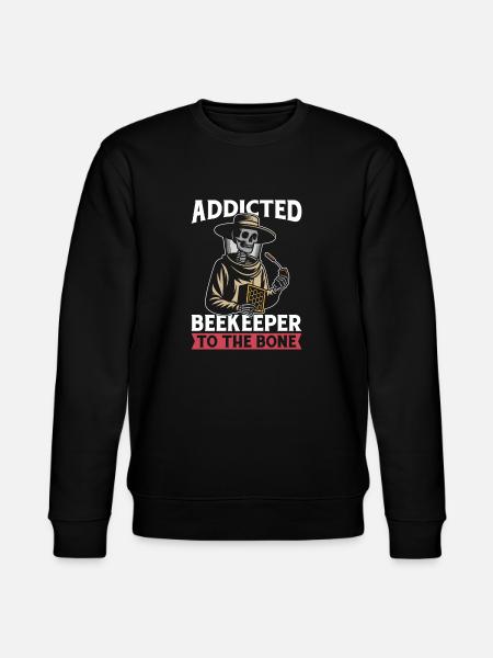 Beekeeper Beekeeper Skeleton - Stanley/Stella CHANGER Unisex Organic Sweatshirt - black