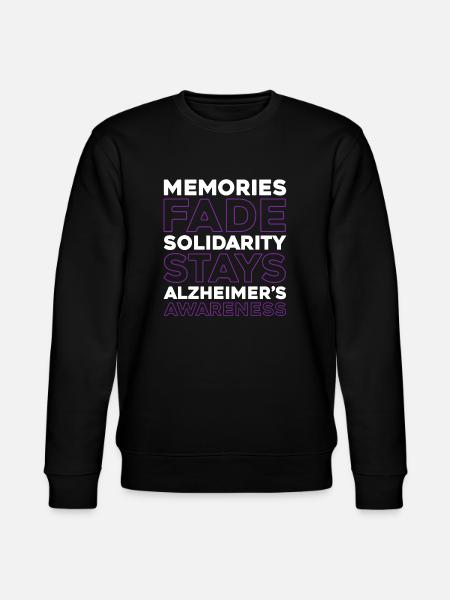 Alzheimer's Alzheimer's Support - Stanley/Stella CHANGER Unisex Organic Sweatshirt - black