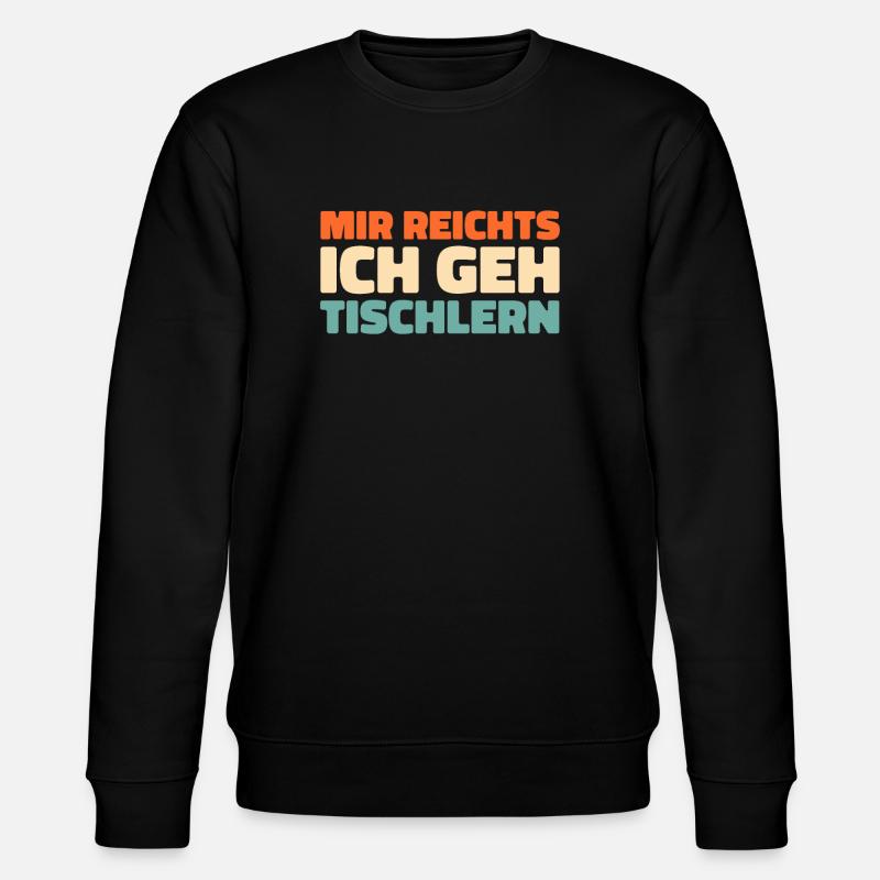 Zimmermann Tischler Schreiner - Stanley/Stella Unisex Bio-Sweatshirt CHANGER  - Schwarz