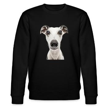 Whippet - Stanley/Stella CHANGER Unisex Organic Sweatshirt - black - Front - Nik (191cm) & Marisol (170cm)
